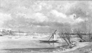 Barques De Peche Aux Carrelets Sur La Loire Barques De Peche Aux Carrelets Sur La Loire