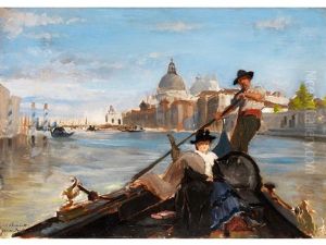 April In Venedig by Auguste Bourotte