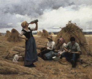 The Harvesters' Lunch by Charles Bousquet
