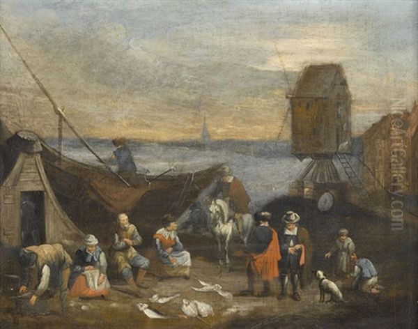 Fischmarkt An Der Kuste Bei Scheveningen - view 1