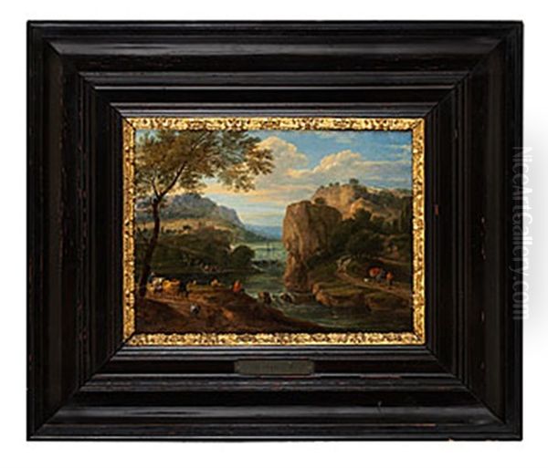 Landskap Med Figurer (collab. W/adriaen Boudewyns) - view 1