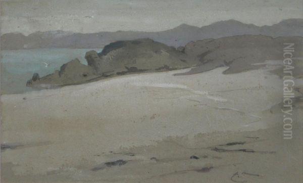 A Deserted Beach - view 1