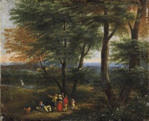 Gesellschaft Im Walde by Pieter Bout
