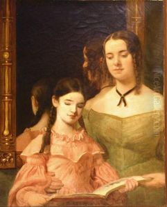 Portrait Of Jane Ann Hutchins And Her Daughter