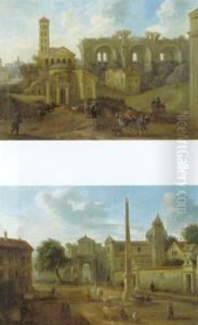 Romische Ruinen Und Christliche Kirche by Pieter Bout