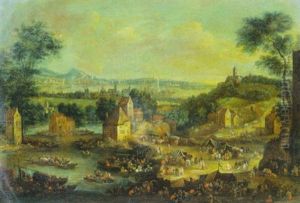 Scene De Village Flamand