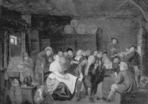 Interno Di Taverna by Pieter Bout