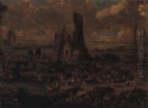 Coastal Landscape With Groups Of Figures Coastal Landscape With Groups Of Figures