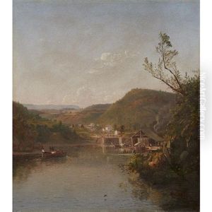 Lock At New Hope Pennsylvania by Dewitt Clinton Boutelle