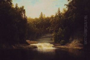 Stream In The Catskills by Dewitt Clinton Boutelle