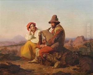 Hyrdepar I Den Romerske Campagne by Friedrich Bouterwek