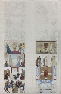 Scenes De La Vie De Saint Martin by Bernard Boutet De Monvel