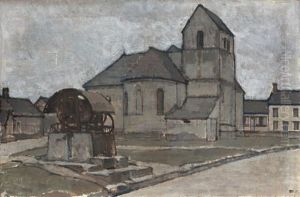 Eglise Saint-fiacre De Chevrainvilliers by Bernard Boutet De Monvel