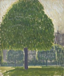 Avenue Du Bois; Marronniers by Bernard Boutet De Monvel
