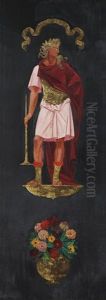 Projets De Decors Pour Mlle Jane Renouardt : Le Poeme Heroique Et Le Poeme Pastoral by Bernard Boutet De Monvel