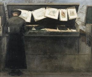 Le Bouquiniste by Bernard Boutet De Monvel