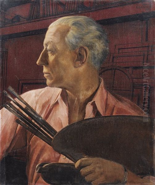 Autoportrait A La Palette - view 1