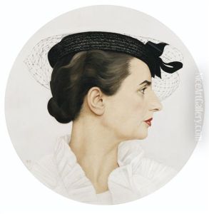 Delfina De Profil by Bernard Boutet De Monvel