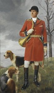 Monsieur Le Duc De Brissac A La Chasse by Bernard Boutet De Monvel