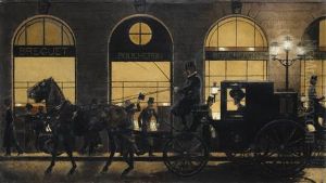 La Rue De La Paix by Bernard Boutet De Monvel