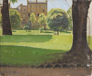 L'avenue Du Bois, Paris (actuelle Avenue Foch) by Bernard Boutet De Monvel