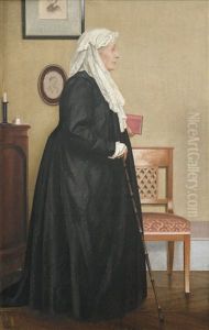 Portrait De La Grand Mere De L'artiste by Bernard Boutet De Monvel