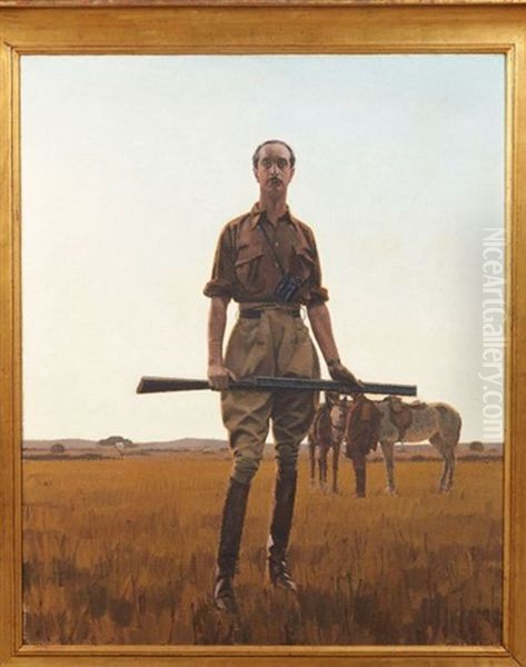 Portrait Du Comte Pierre De Quinsonas En Chasseur - view 1