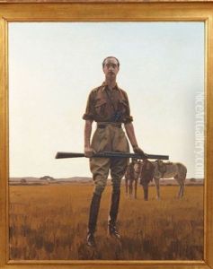 Portrait Du Comte Pierre De Quinsonas En Chasseur by Bernard Boutet De Monvel