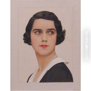 Portrait Of A Woman In Pearls