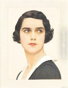 Elegante Au Collier De Perles
