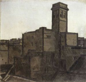 Fez, Minaret De Razaouin by Bernard Boutet De Monvel