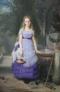 Jeune Fille Pres De La Fontaine by Charles Edouard Boutibonne