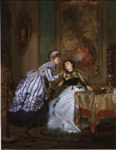 Herzlicher Empfang by Charles Edouard Boutibonne