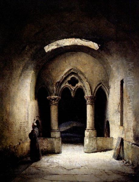 Moine Dans Une Chapelle - view 1