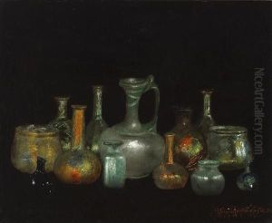 Still Life With Cyprus Glasses Still Life With Cyprus Glasses