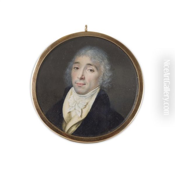 Portrait Miniature Of A Gentleman - view 1