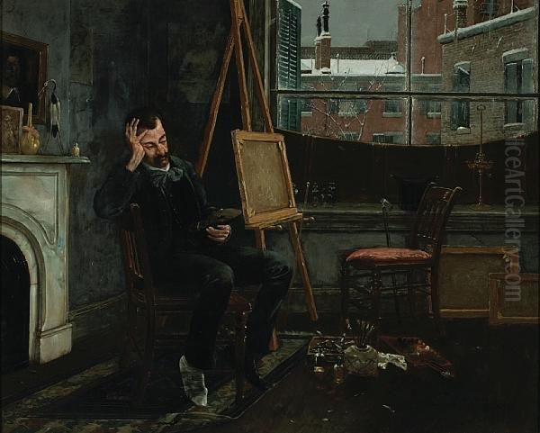 The Artist In His Studio - view 1