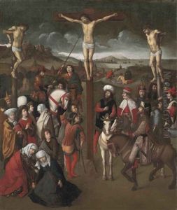 The Crucifixion by Dieric the Elder Bouts