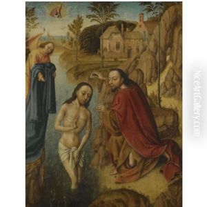 The Baptism Of Christ by Dieric the Elder Bouts