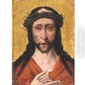 Christ As Man Of Sorrows by Dieric the Elder Bouts