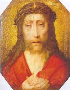 Christ With The Crown Of Thorns by Dieric the Elder Bouts