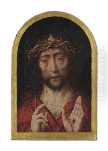 Christ As The Man Of Sorrows by Aelbrecht Bouts