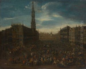 Marche A La Grand Place De Bruxelles