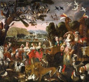 Vor Der Arche Noah by Frederik Bouttats the Elder