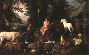 Orphee Charmant Les Animaux by Frederik Bouttats the Elder