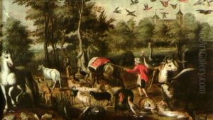 Moise Conduisant Les Animaux