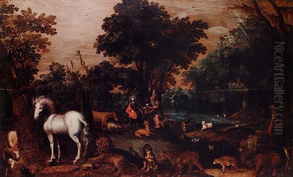 The Temptation Of Christ In The Wilderness - view 1