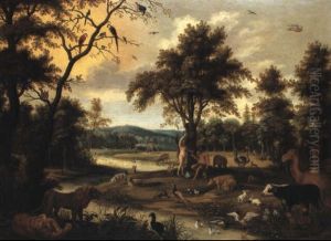 Adam Et Eve Au Paradis Terrestre