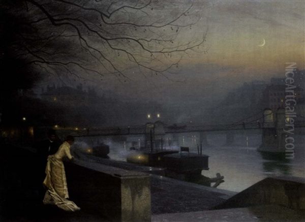 Nocture Sur Le Quai - view 1