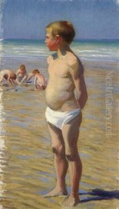 Maree Basse, Jeux D'enfant by Henry Bouvet